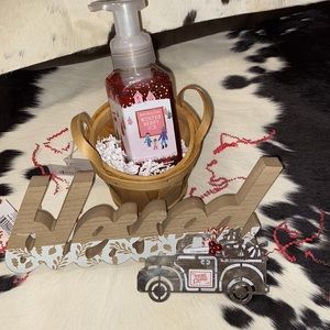NWT~ Wooden Basket, Blessed, Truck Ornament & B&BW Hand Soap